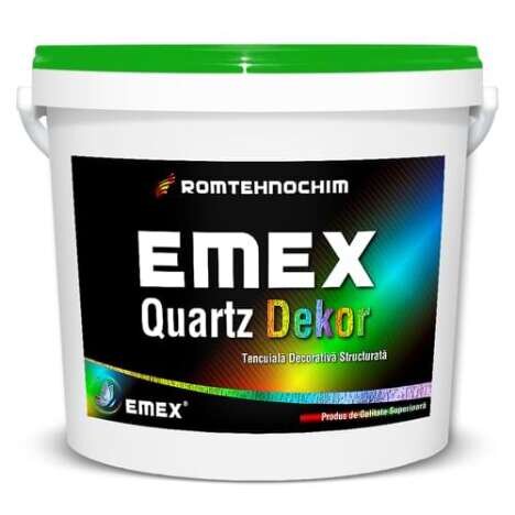 Tencuiala Decorativa ?Emex Quartz Dekor? - Bej Pastel - Bid. 25 Kg